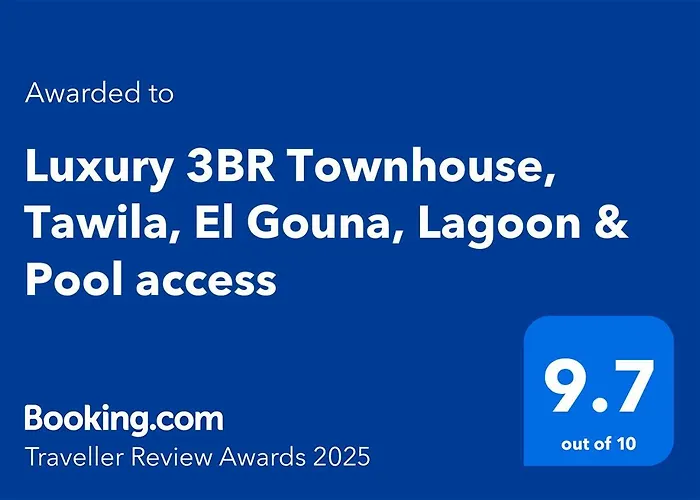 Luxury 3br Townhouse, Tawila, El Gouna, Lagoon & Pool Access * Gurdaka